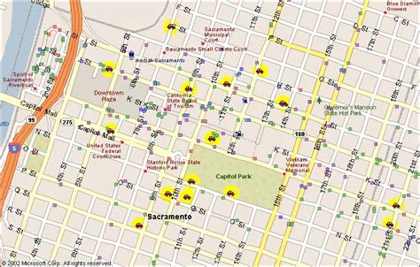 sacramento downtown parking map.